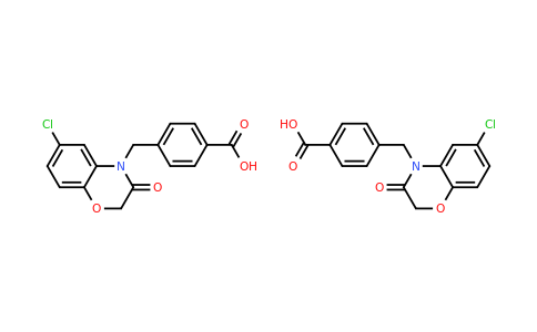 874605-63-7 | 4-((6-Chloro-3-oxo-2,3-dihydro-4H-benzo[b][1,4]oxazin-4-yl)methyl)benzoic acid