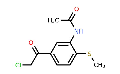 n-[5-(2-chloroacetyl)-2-(methylsulfanyl)phenyl]acetamide