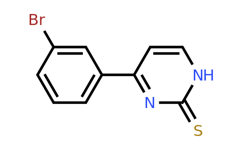 874766-81-1 | 4-(3-Bromophenyl)pyrimidine-2(1H)-thione