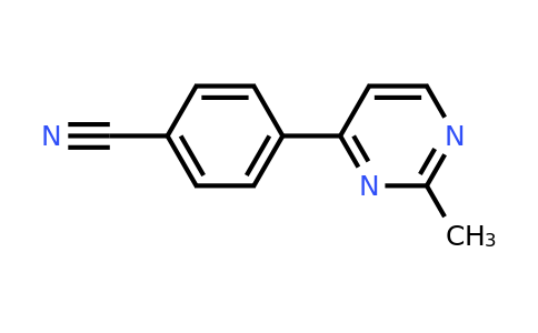 874778-89-9 | 4-(2-Methylpyrimidin-4-yl)benzonitrile
