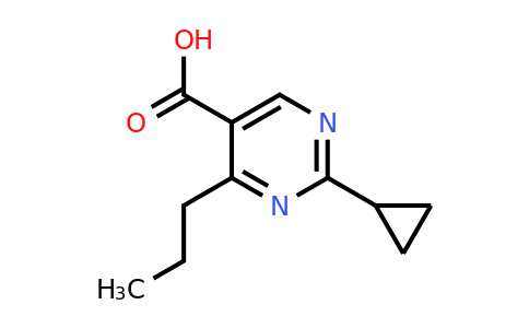 874781-14-3 | 2-Cyclopropyl-4-propylpyrimidine-5-carboxylic acid