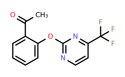 874782-04-4 | 1-(2-((4-(Trifluoromethyl)pyrimidin-2-yl)oxy)phenyl)ethan-1-one