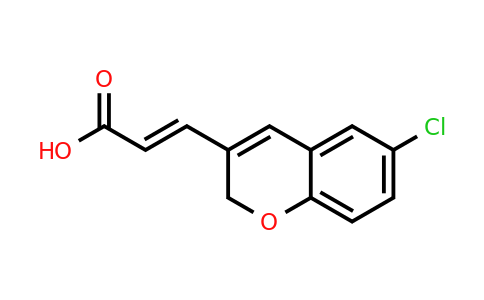 874787-49-2 | 3-(6-Chloro-2H-1-benzopyran-3-yl)-2-propenoic acid