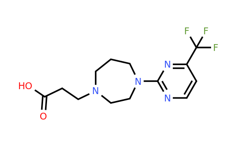 874802-36-5 | 3-(4-(4-(Trifluoromethyl)pyrimidin-2-yl)-1,4-diazepan-1-yl)propanoic acid
