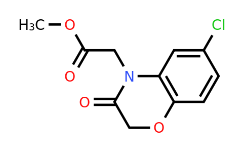874814-84-3 | Methyl 2-(6-chloro-3-oxo-2,3-dihydro-4H-benzo[b][1,4]oxazin-4-yl)acetate