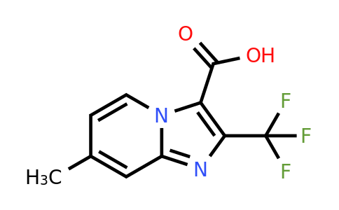 874830-65-6 | 7-Methyl-2-(trifluoromethyl)imidazo[1,2-a]pyridine-3-carboxylic acid