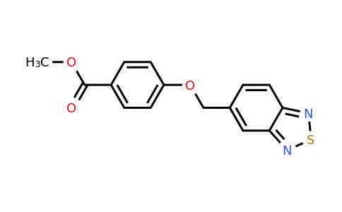 874834-02-3 | Methyl 4-(benzo[c][1,2,5]thiadiazol-5-ylmethoxy)benzoate