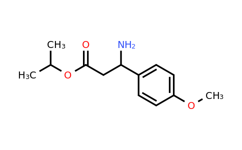 875159-56-1 | Isopropyl 3-amino-3-(4-methoxyphenyl)propanoate