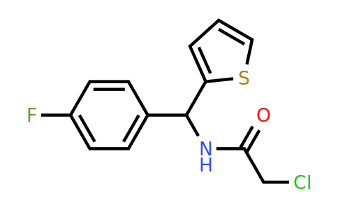 875160-08-0 | 2-Chloro-n-[(4-fluorophenyl)(thiophen-2-yl)methyl]acetamide