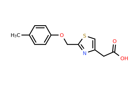 875160-27-3 | 2-[2-(4-methylphenoxymethyl)-1,3-thiazol-4-yl]acetic acid