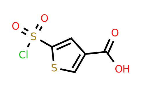 875163-07-8 | 5-(Chlorosulfonyl)thiophene-3-carboxylic acid