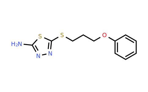 875750-28-0 | 5-((3-Phenoxypropyl)thio)-1,3,4-thiadiazol-2-amine
