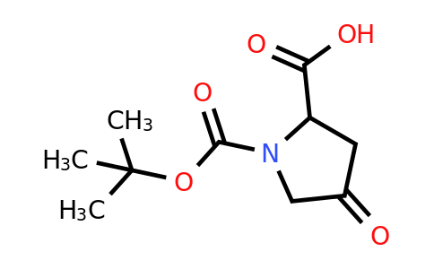 876317-19-0 | 1-(tert-Butoxycarbonyl)-4-oxopyrrolidine-2-carboxylic acid