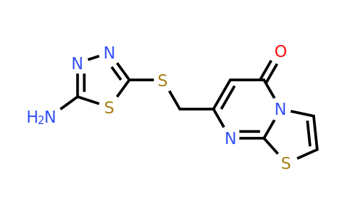 876548-56-0 | 7-(((5-Amino-1,3,4-thiadiazol-2-yl)thio)methyl)-5h-thiazolo[3,2-a]pyrimidin-5-one