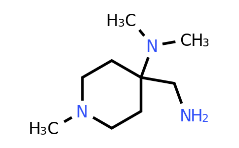 4-(Aminomethyl)-n,n,1-trimethylpiperidin-4-amine