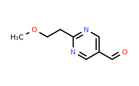 2-(2-methoxyethyl)pyrimidine-5-carbaldehyde