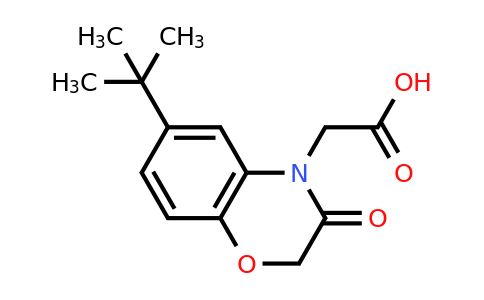 876717-54-3 | 2-(6-(Tert-butyl)-3-oxo-2,3-dihydro-4H-benzo[b][1,4]oxazin-4-yl)acetic acid