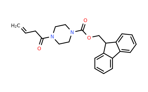 9H-Fluoren-9-ylmethyl 4-(1-oxo-3-buten-1-yl)-1-piperazinecarboxylate