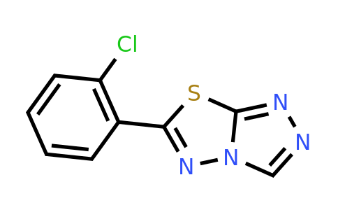 876884-20-7 | 6-(2-Chlorophenyl)-[1,2,4]triazolo[3,4-b][1,3,4]thiadiazole