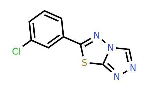 876884-32-1 | 6-(3-Chlorophenyl)-[1,2,4]triazolo[3,4-b][1,3,4]thiadiazole