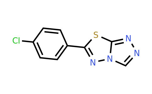 876884-42-3 | 6-(4-Chlorophenyl)-[1,2,4]triazolo[3,4-b][1,3,4]thiadiazole