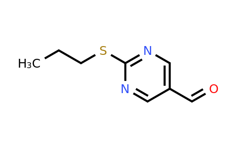 876890-33-4 | 2-(Propylthio)pyrimidine-5-carbaldehyde