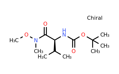 87694-52-8 | tert-Butyl N-[(2S)-1-[methoxy(methyl)amino]-3-methyl-1-oxobutan-2-yl]carbamate