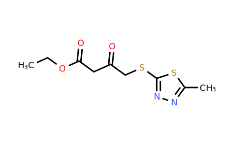 877052-29-4 | Ethyl 4-((5-methyl-1,3,4-thiadiazol-2-yl)thio)-3-oxobutanoate
