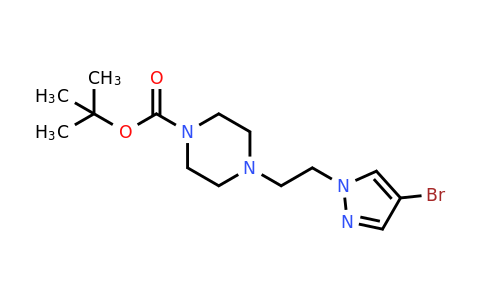 877401-28-0 | Tert-butyl 4-(2-(4-bromo-1H-pyrazol-1-yl)ethyl)piperazine-1-carboxylate