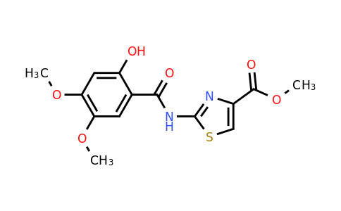 877997-99-4 | Methyl 2-(2-hydroxy-4,5-dimethoxybenzamido)thiazole-4-carboxylate