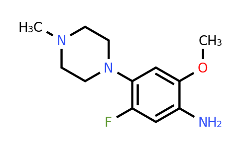 878155-86-3 | 5-Fluoro-2-methoxy-4-(4-methylpiperazin-1-yl)aniline