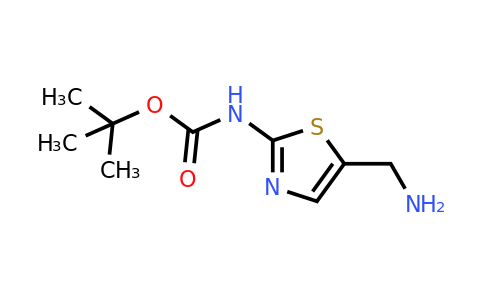 878376-13-7 | tert-Butyl N-[5-(aminomethyl)-1,3-thiazol-2-yl]carbamate
