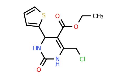878465-42-0 | Ethyl 6-(chloromethyl)-2-oxo-4-(thiophen-2-yl)-1,2,3,4-tetrahydropyrimidine-5-carboxylate