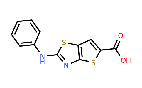 878465-71-5 | 2-(Phenylamino)thieno[2,3-d]thiazole-5-carboxylic acid