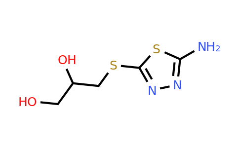 878617-89-1 | 3-((5-Amino-1,3,4-thiadiazol-2-yl)thio)propane-1,2-diol