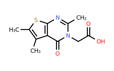 878657-12-6 | 2-(2,5,6-Trimethyl-4-oxothieno[2,3-d]pyrimidin-3(4H)-yl)acetic acid