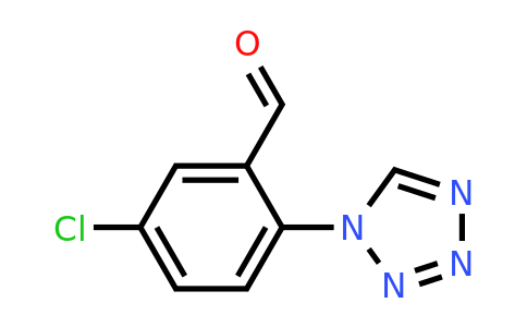 879016-22-5 | 5-Chloro-2-(1H-tetrazol-1-yl)benzaldehyde