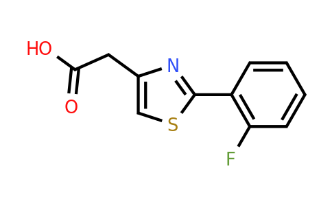 879070-41-4 | [2-(2-Fluorophenyl)-1,3-thiazol-4-yl]acetic acid