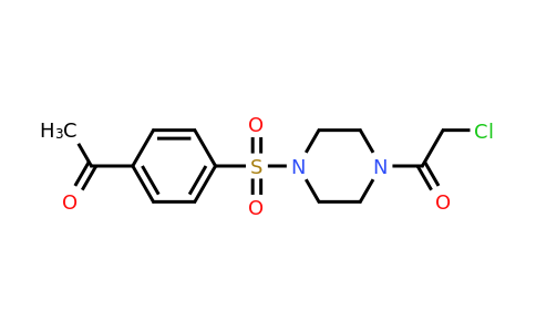 879319-23-0 | 1-[4-(4-acetylbenzenesulfonyl)piperazin-1-yl]-2-chloroethan-1-one