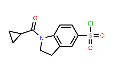 879562-21-7 | 1-(Cyclopropylcarbonyl)-5-indolinesulfonyl chloride