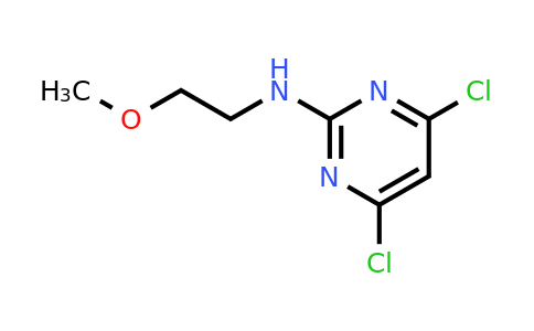 879609-70-8 | 4,6-Dichloro-N-(2-methoxyethyl)pyrimidin-2-amine