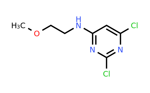 879609-73-1 | 2,6-Dichloro-N-(2-methoxyethyl)pyrimidin-4-amine