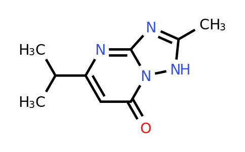879624-32-5 | 2-Methyl-5-(propan-2-yl)-4h,7h-[1,2,4]triazolo[1,5-a]pyrimidin-7-one