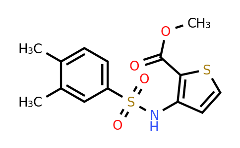 879844-17-4 | Methyl 3-((3,4-dimethylphenyl)sulfonamido)thiophene-2-carboxylate