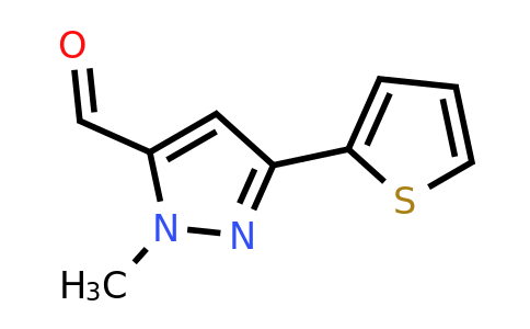 879896-48-7 | 1-Methyl-3-(thiophen-2-yl)-1H-pyrazole-5-carbaldehyde