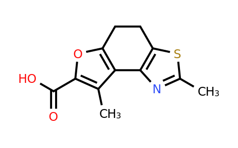 879916-91-3 | 2,8-Dimethyl-4,5-dihydrobenzofuro[4,5-d]thiazole-7-carboxylic acid