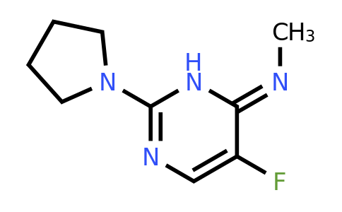 880063-38-7 | 5-Fluoro-N-methyl-2-(pyrrolidin-1-yl)pyrimidin-4(3h)-imine