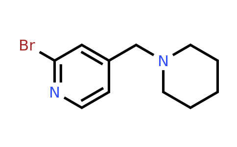 2-Bromo-4-(piperidin-1-ylmethyl)pyridine