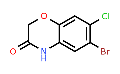 880545-25-5 | 6-Bromo-7-chloro-2H-benzo[b][1,4]oxazin-3(4H)-one