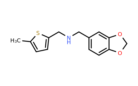 880806-13-3 | 1-(Benzo[d][1,3]dioxol-5-yl)-N-((5-methylthiophen-2-yl)methyl)methanamine